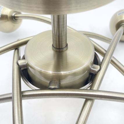 Plafonski luster DONNA 5xE27/60W/230V patina