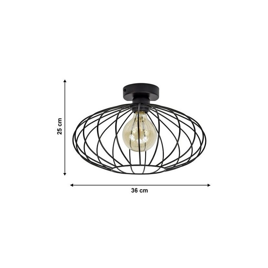 Plafonski luster EARTH L 1xE27/60W/230V