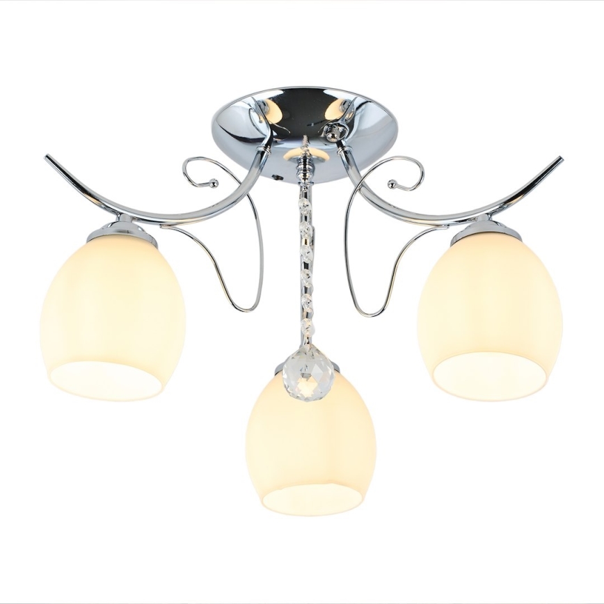 Plafonski luster ELLA 3xE27/15W/230V sjajni hrom