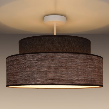 Plafonski luster GRACE 1xE27/60W/230V prečnika 40 cm braon/bež