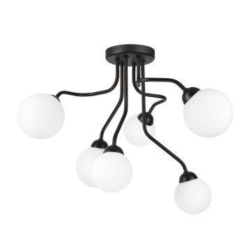Plafonski luster HOLLY 6xG9/5W/230V crna