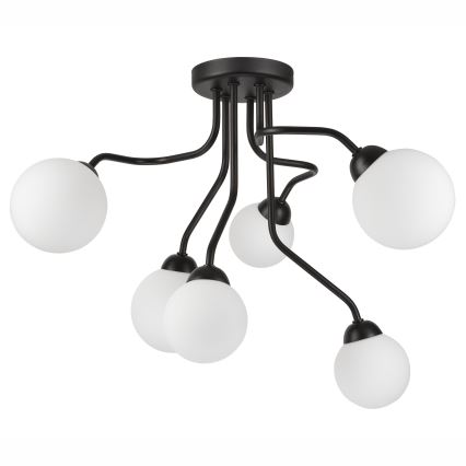 Plafonski luster HOLLY 6xG9/5W/230V crna