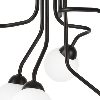 Plafonski luster HOLLY 6xG9/5W/230V crna