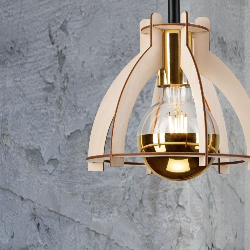 Plafonski luster LANDO 1xE27/15W/230V Ø 21 cm bukva