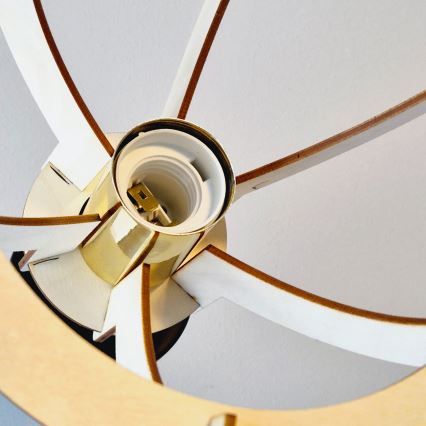 Plafonski luster LANDO 1xE27/15W/230V Ø 21 cm bukva