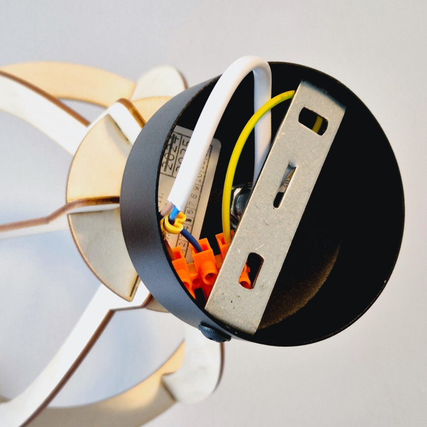 Plafonski luster LANDO 1xE27/15W/230V Ø 21 cm bukva