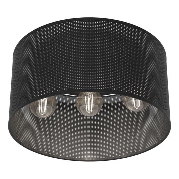 Plafonski luster LOFT SHADE 3xE27/60W/230V crna