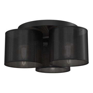 Plafonski luster LOFT SHADE 3xE27/60W/230V crni