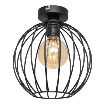 Plafonski luster MERCURE 1xE27/15W/230V, prečnik 24 cm, crne boje