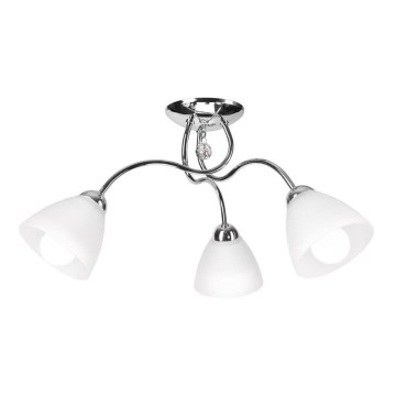 Plafonski luster MIRANDA 3xE27/60W/230V sjajni hrom
