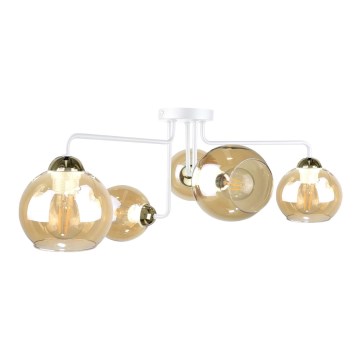 Plafonski luster MONDE WHITE 5xE27/60W/230V