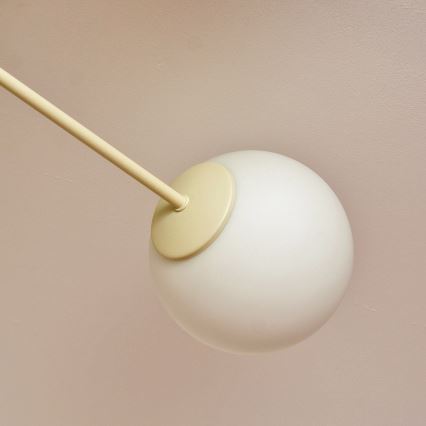 Plafonski luster MOON 4xE27/15W/230V, krem boja
