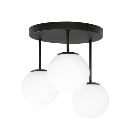 Plafonski luster MOONLIGHT 3xE27/15W/230V crne boje