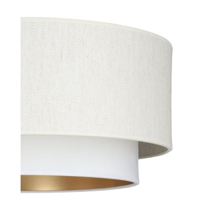 Plafonski luster NATIA 1xE27/60W/230V Ø 45 cm bela