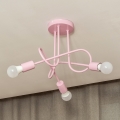 Plafonski luster OXFORD 3xE27/15W/230V roze