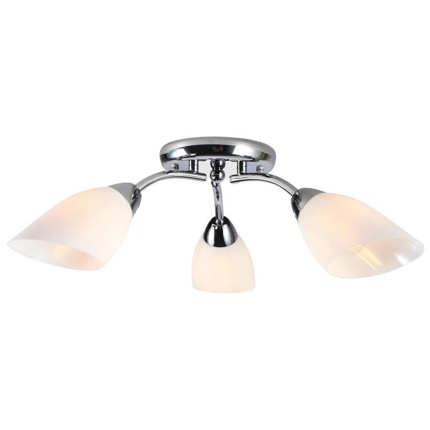 Plafonski luster PORTOS 3xE14/10W/230V sjajni hrom