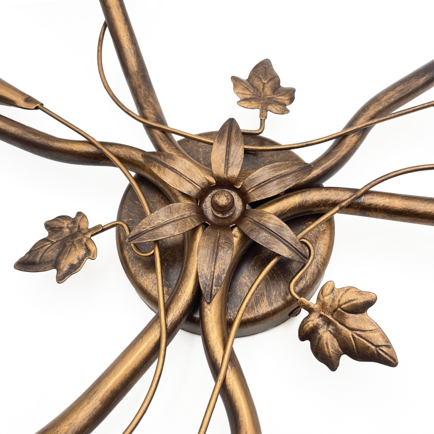 Plafonski luster ROZETA 3xE14/40W/230V, bronzan