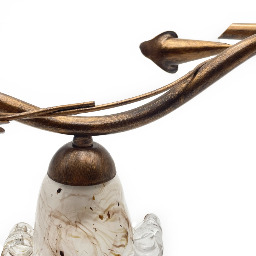 Plafonski luster ROZETA 3xE14/40W/230V, bronzan