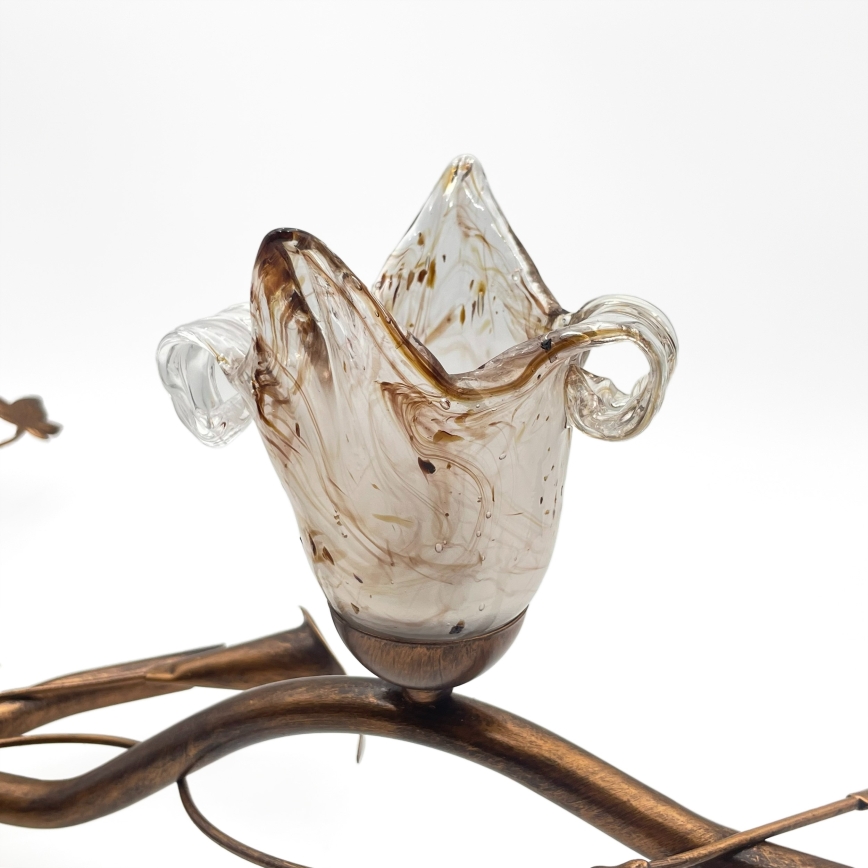 Plafonski luster ROZETA 4xE14/40W/230V, bronza