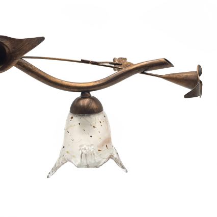 Plafonski luster ROZETA 4xE14/40W/230V, bronza