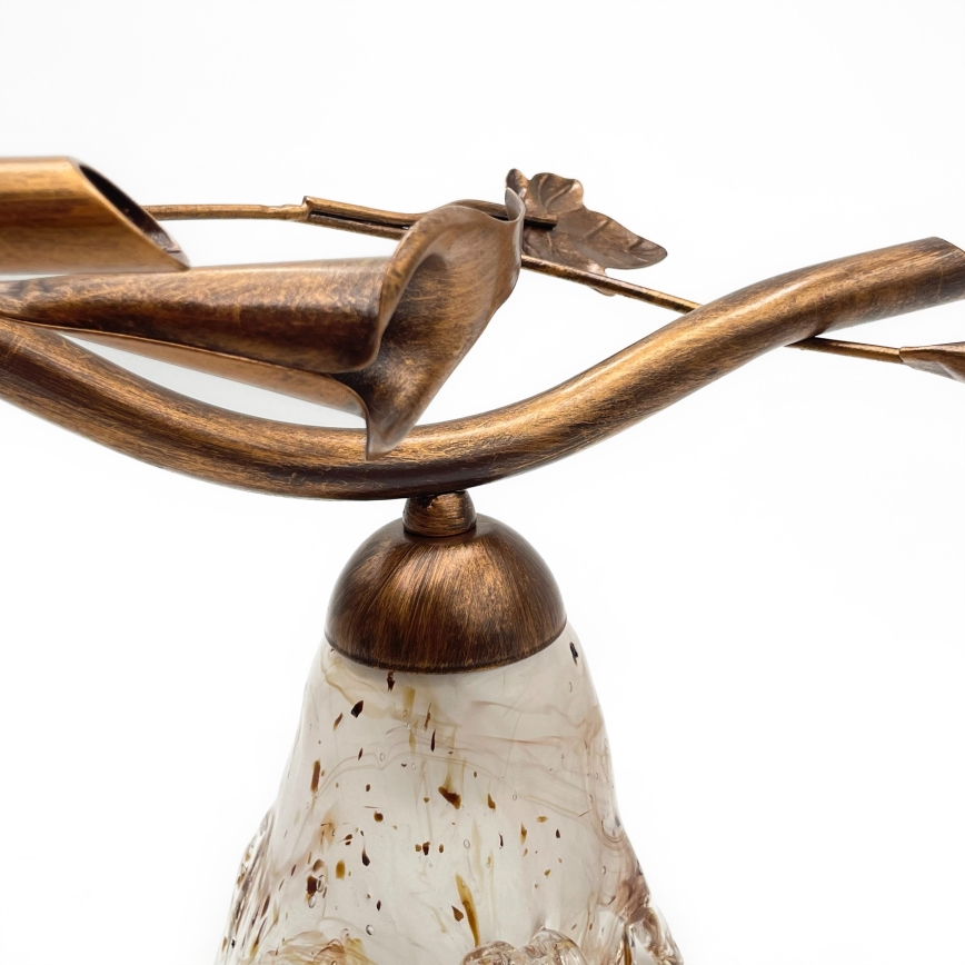 Plafonski luster ROZETA 4xE14/40W/230V, bronza