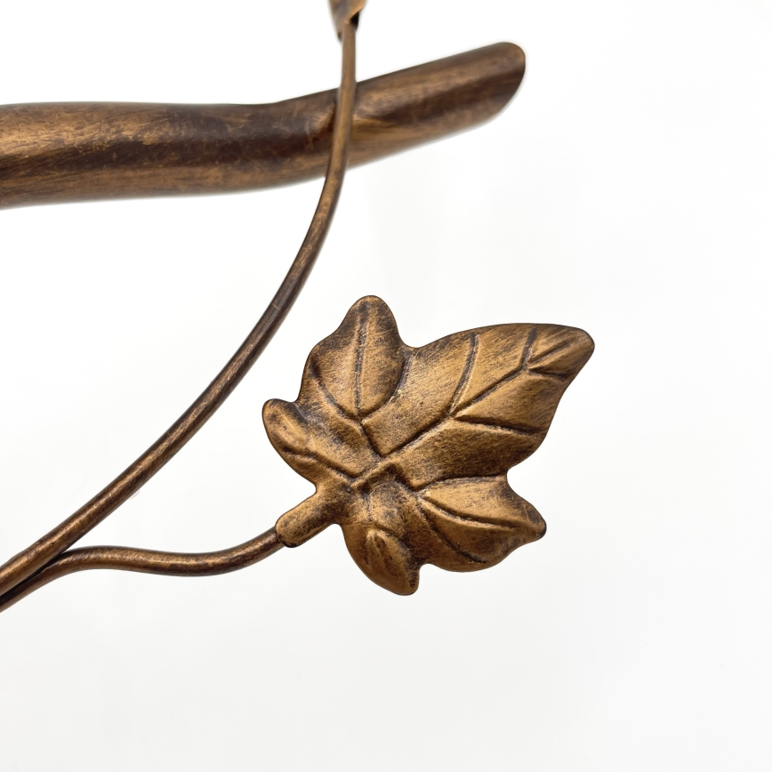 Plafonski luster ROZETA 5xE14/40W/230V bronza