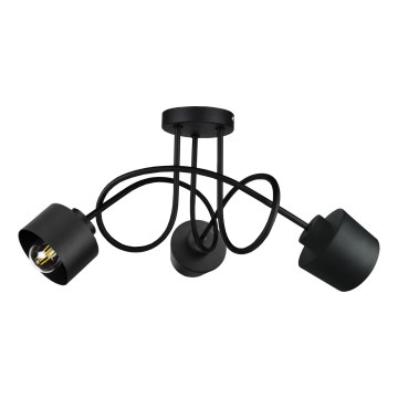 Plafonski luster SIMPLY BLACK 3xE27/60W/230V