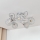 Plafonski luster SOPHIA 5xE27/15W/230V sjajni hrom/prozirno staklo