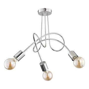 Plafonski luster TANGO 3xE27/15W/230V sjajni hrom