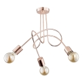 Plafonski luster TANGO 3xE27/15W/230V u boji bakra