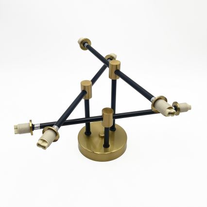 Plafonski luster TESSA 6xG9/5W/230V mesing/dimljeno-crna