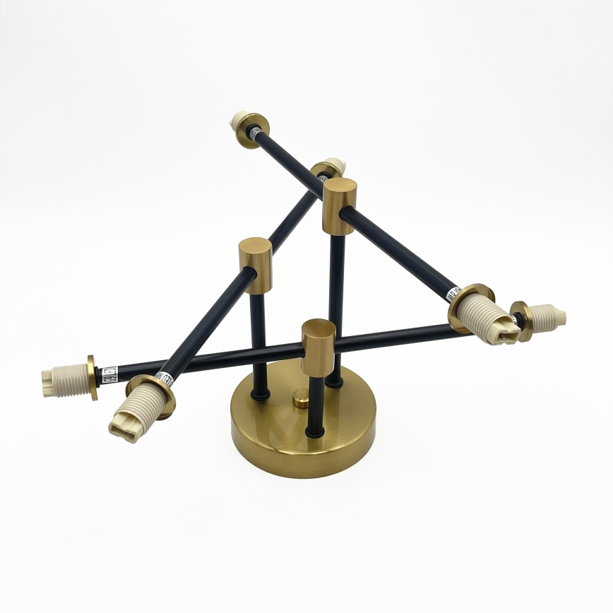Plafonski luster TESSA 6xG9/5W/230V mesing/dimljeno-crna