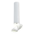 Plafonski luster TUBA 1xGU10/50W/230V beli