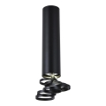 Plafonski luster TUBA 1xGU10/50W/230V crni