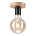 Plafonski luster VITO OAK 1xE27/60W/230V hrast