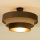 Plafonski luster WENTA 1xE27/60W/230V prečnik 50 cm braon/juta