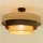Plafonski luster WENTA 1xE27/60W/230V prečnik 50 cm juta/braon