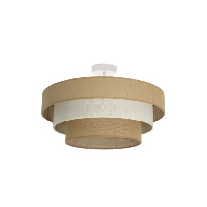 Plafonski luster WENTA 1xE27/60W/230V Ø 50 cm juta/krem