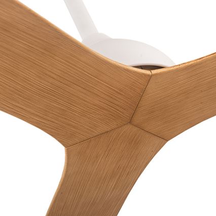 Plafonski ventilator prečnika 132 cm, bež/beli + daljinski upravljač
