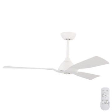 Plafonski ventilator prečnika 132 cm IP44 beo + daljinski upravljač