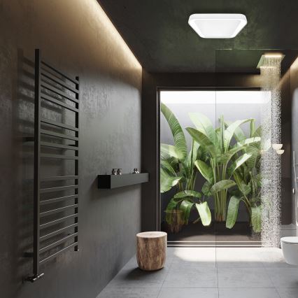 LED plafonsko svetlo QUADRO LED/38W/230V 3000-6000K, belo, prigušiva + daljinski upravljač