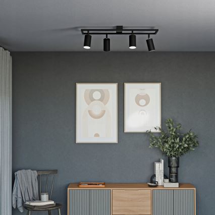 Plafonsko spot svetlo 4xGU10/30W/230V crno