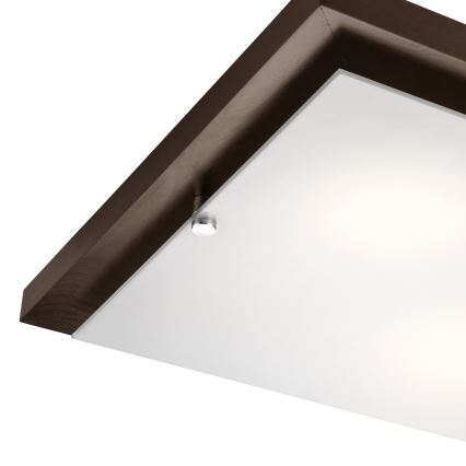 Plafonska svetiljka 2xE27/60W/230V borovina