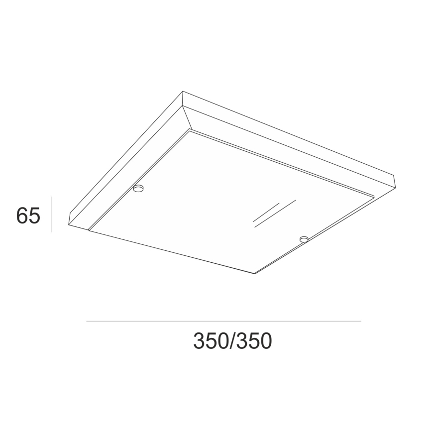 Plafonska svetiljka 2xE27/60W/230V borovina