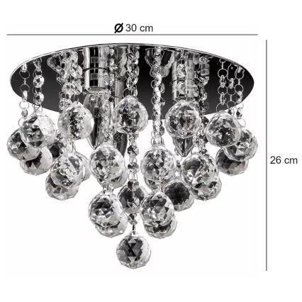 Plafonsko svetlo 3xE14/60W/230V