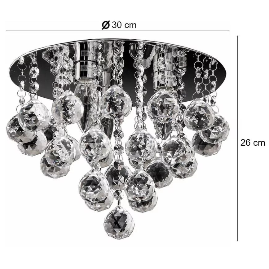 Plafonsko svetlo 3xE14/60W/230V