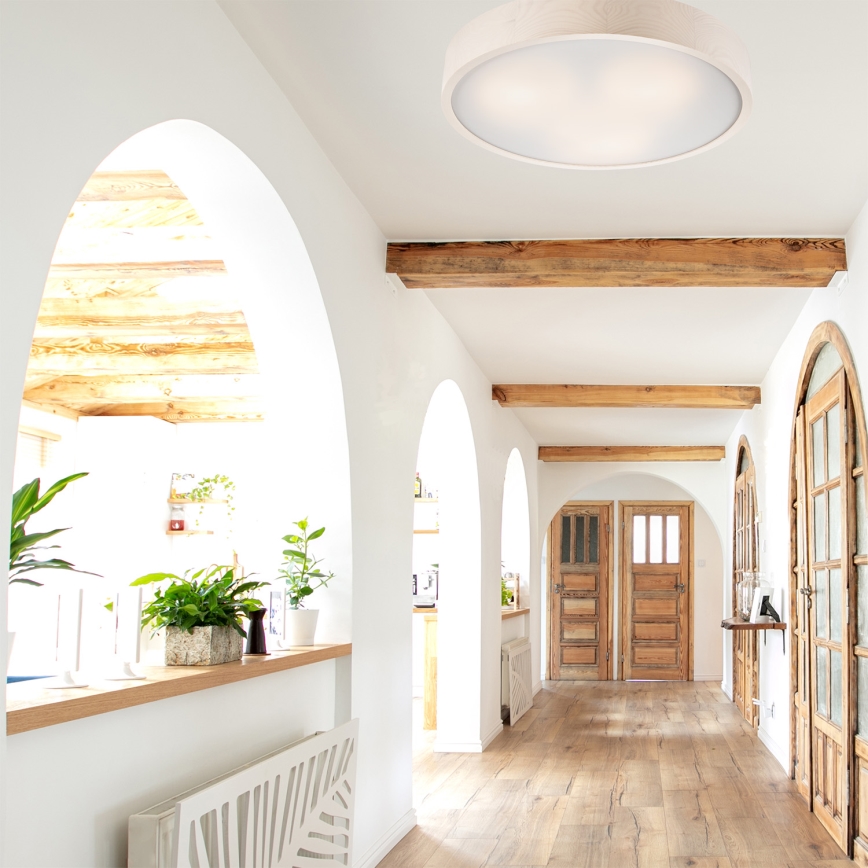 Plafonsko svetlo 3xE27/60W/230V borovica