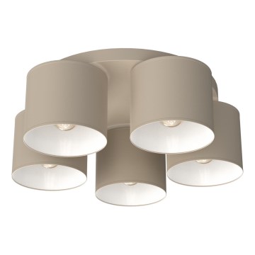 Plafonsko svetlo ARDEN 5xE27/15W/230V prečnik 44 cm bež