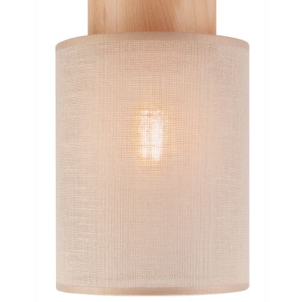 Plafonsko svetlo ARI 1xE27/60W/230V prečnik 16 cm bež bukva