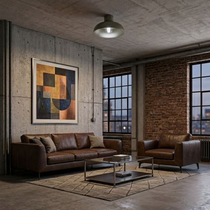Plafonsko svetlo BASCA 1xE27/15W/230V, prečnik 40 cm, boja bronze